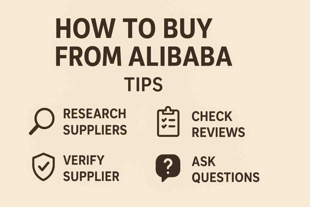 how to buy from Alibaba
