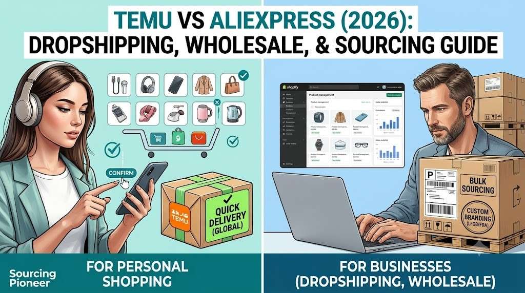 Read more about the article Temu vs AliExpress 2026 Full Comparison: Best for Personal Shopping, Dropshipping & Wholesale (Pros, Cons & Real Test Data)