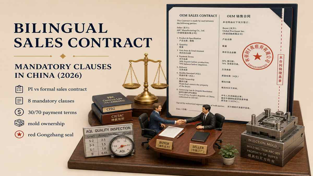 Bilingual Sales Contract in China Guide Cover