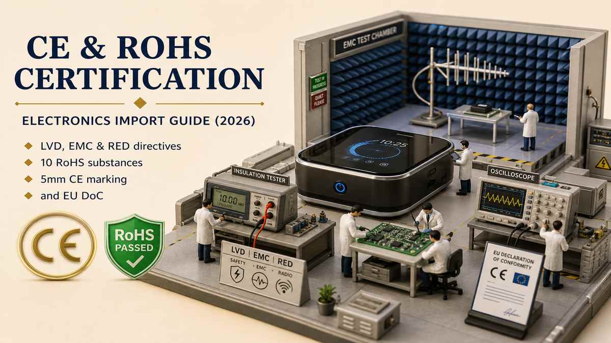 CE and RoHS Certification for Electronics Guide Cover