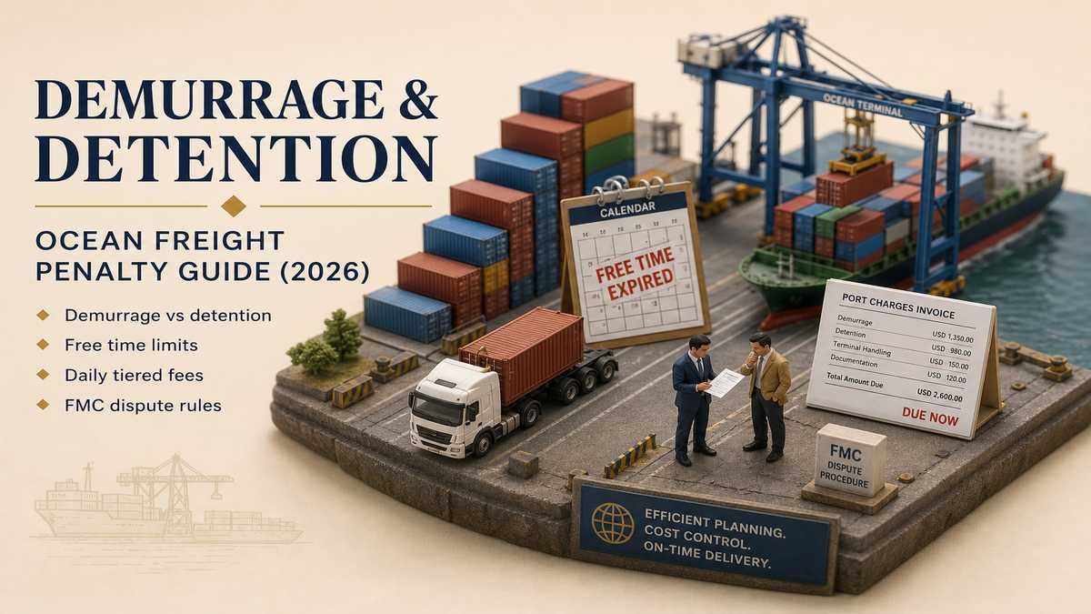 Demurrage and Detention Ocean Freight Port Penalties Guide