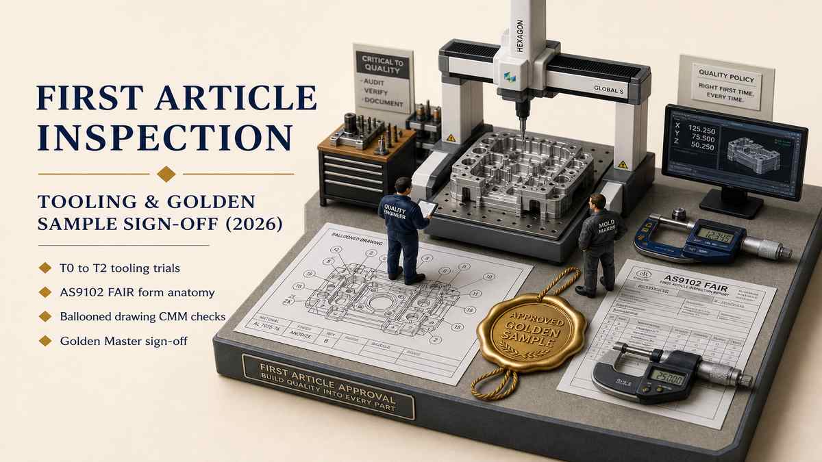 First Article Inspection in Manufacturing Guide Cover