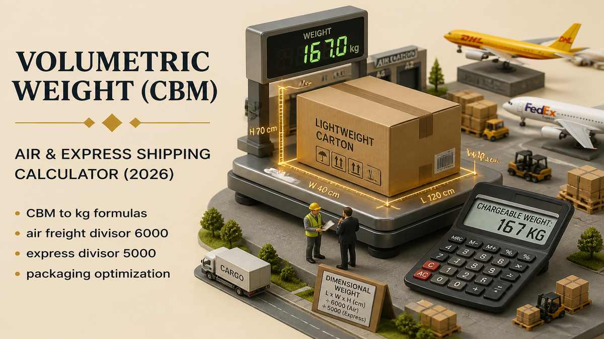 How to Calculate Volumetric Weight CBM for Air and Express Shipments Guide