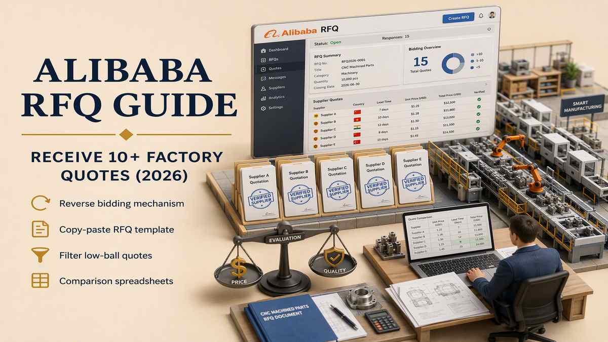 How to Use Alibaba RFQ Guide to Receive 10 Factory Quotes Cover
