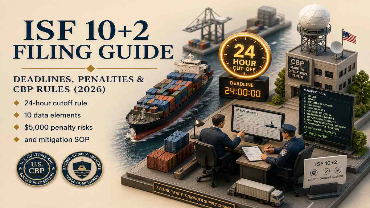 ISF 10+2 Filing for US Imports Guide Cover