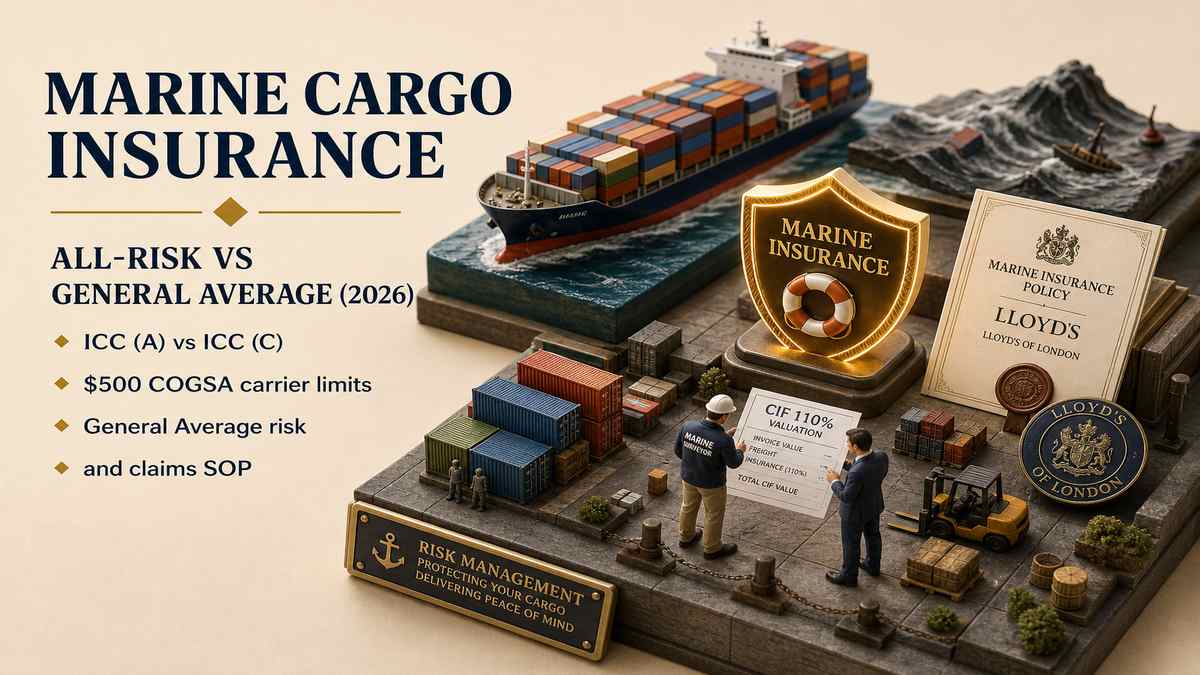 Marine Cargo Insurance for China Imports Guide Cover
