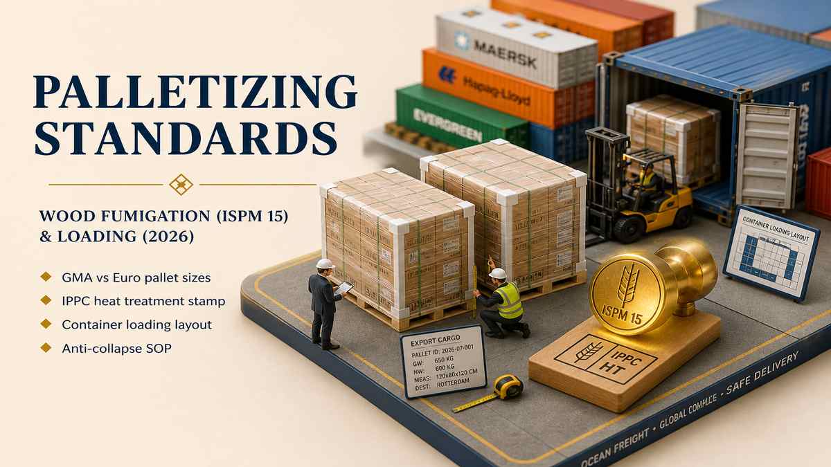 Palletizing Standards for Ocean Freight Guide Cover