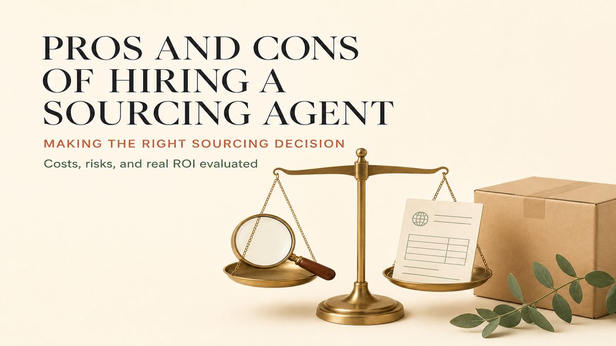 pros and cons of hiring a china sourcing agent