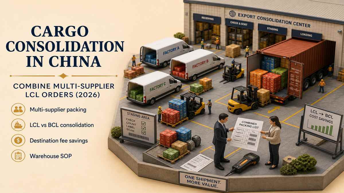 Warehouse Cargo Consolidation in China Multi Supplier LCL Guide