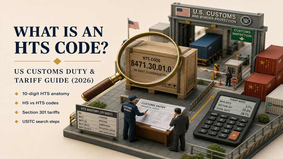 What is an HTS Code US Customs Duty Rates for China Imports Guide