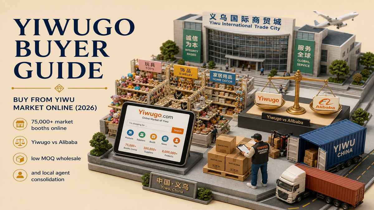 Yiwugo.com Buyer Guide Sourcing from Yiwu Wholesale Market Online Cover