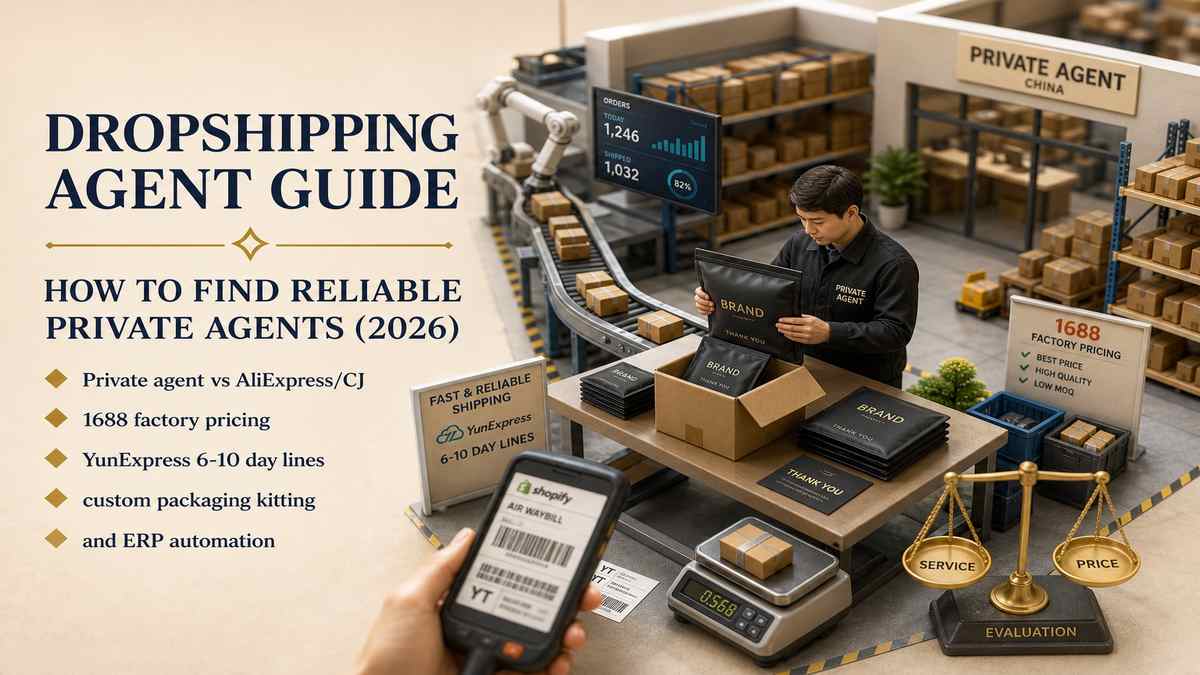 How to Find Reliable Private Sourcing Agents for Dropshipping in China Guide Cover