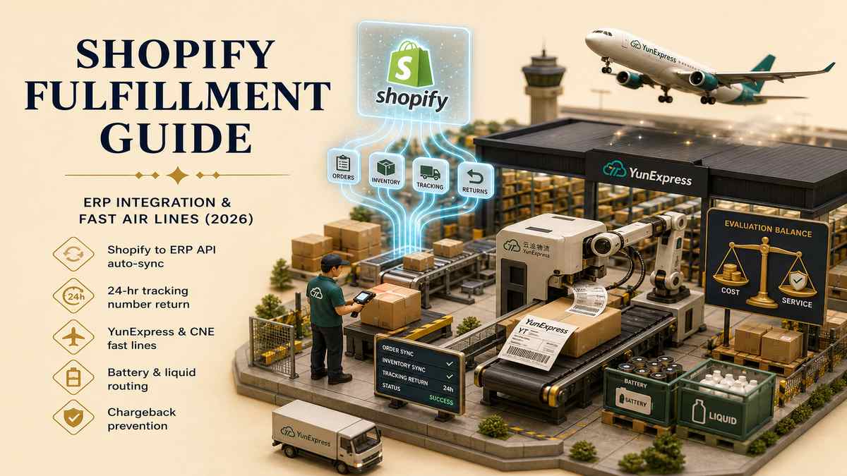 Shopify Order Fulfillment from China ERP Integration Guide Cover