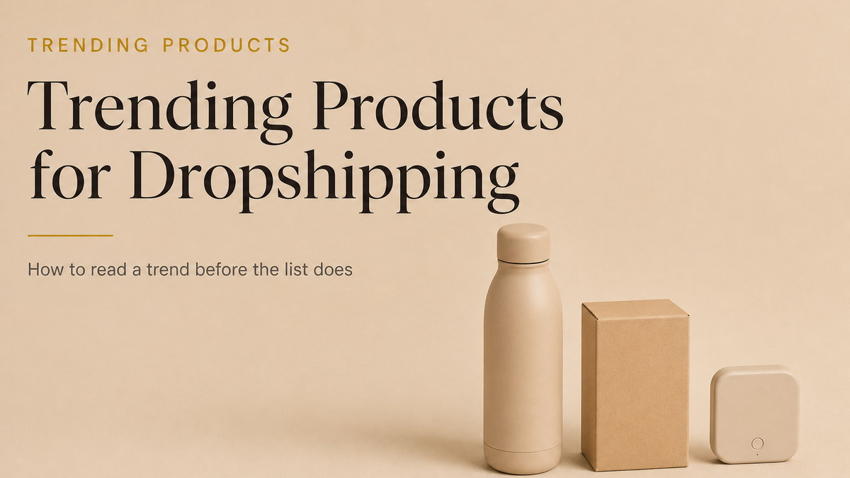 A row of plain unbranded small products on a warm beige studio surface, suggesting product options