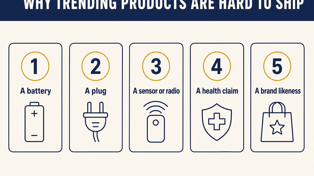Five extra requirements that trending products often carry, from batteries to health claims